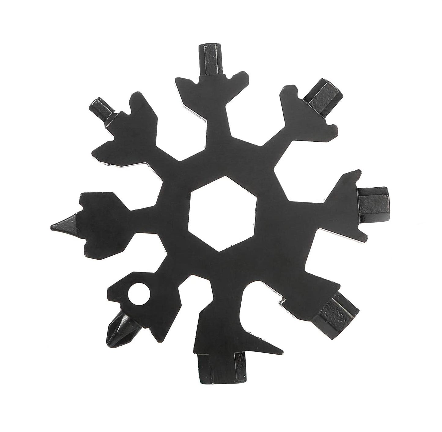 Breloc Unealta multifunctionala Snowflake 18-in-1 - CustomDecoStore