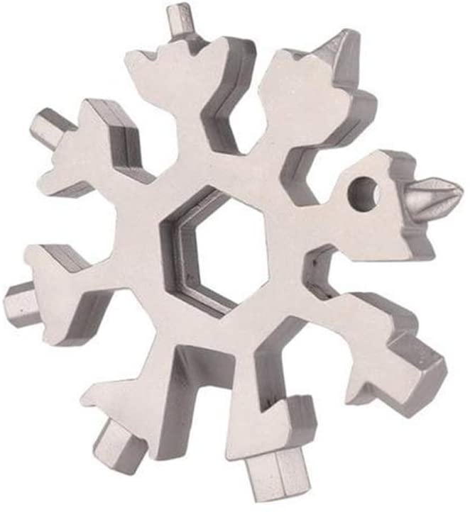 Breloc Unealta multifunctionala Snowflake 18-in-1 - CustomDecoStore